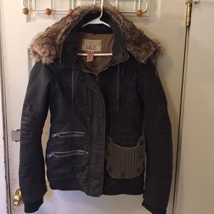 BKE winter coat with fur collar
