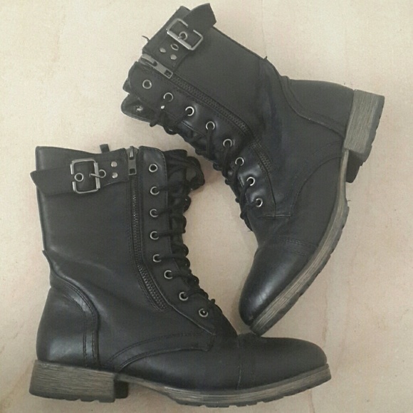 Black Combat Boots