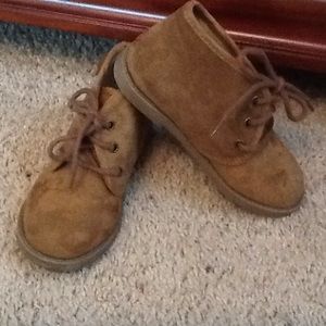 Old Navy Faux Suede Lace-Up Boots