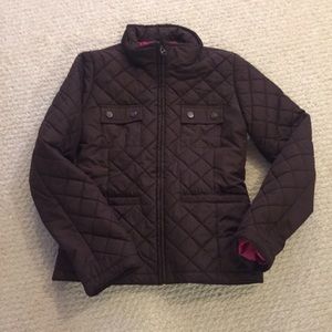 Brown quilted jacket