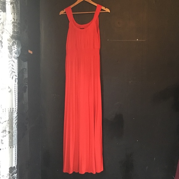 Coral/Red loose dress