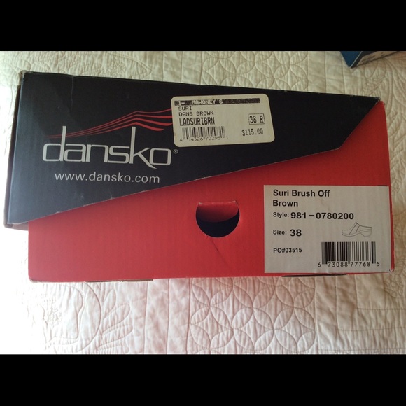Women's Brown Dansko's size 38.