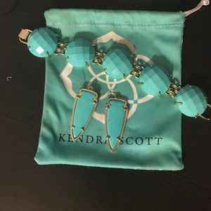Kendra Scott earings & matching bracelet.