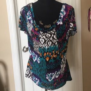 2/$5 Ladies Knit Top-Size L
