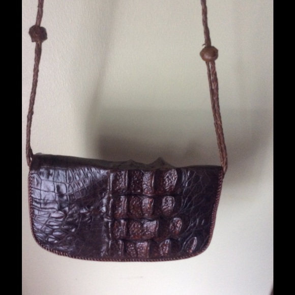 REDUCED!!! NWOT Unique Crocodile skin Purse