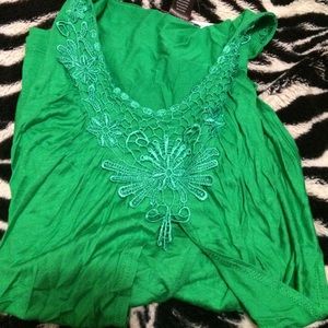 A pretty green shirt