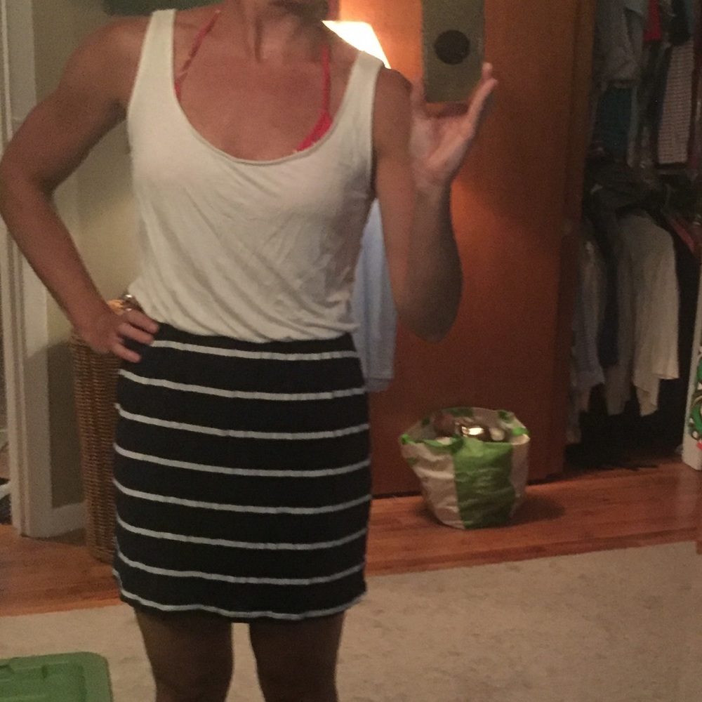 Mimi chica navy and white dress