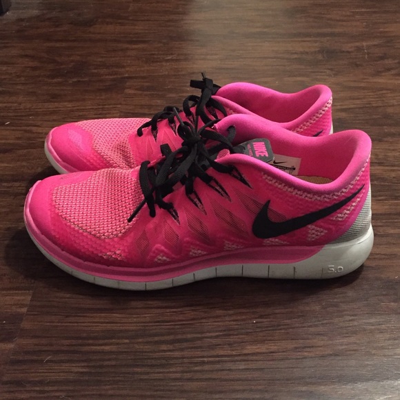 Pink Nike Free 5.0