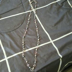 Premiere Jewelry Necklace in Gray and Pink