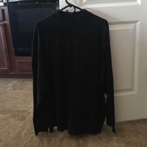 Wool mock turtleneck sweaters