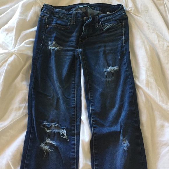 American eagle ripped jeggings