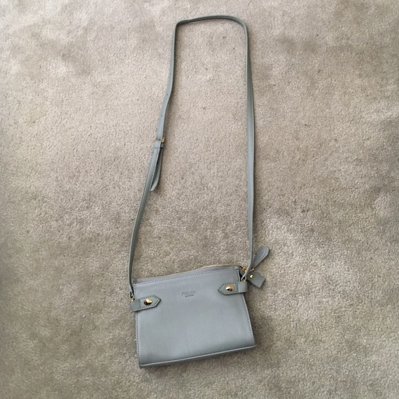 Perlina grey cross body bag