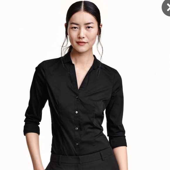 Black dress shirt