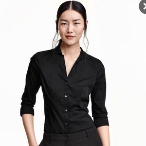 Black dress shirt