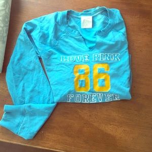 Crew neck old school PINK sweatshirt size MEDIUM