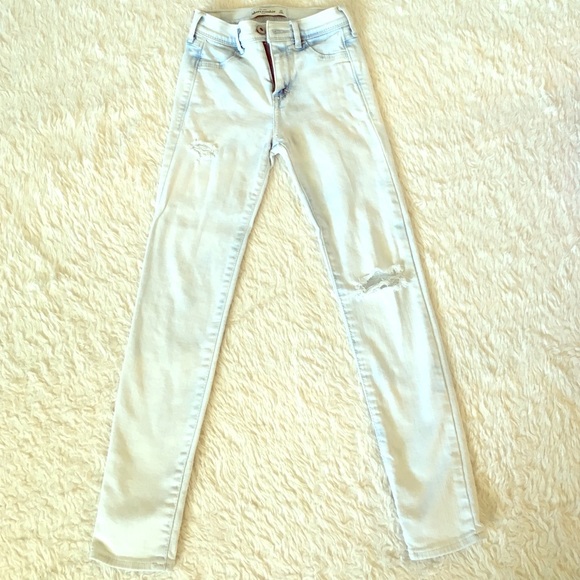 Girls Abercrombie kids skinny jeans