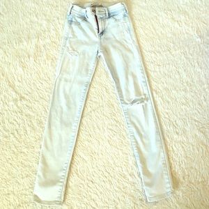 Girls Abercrombie kids skinny jeans