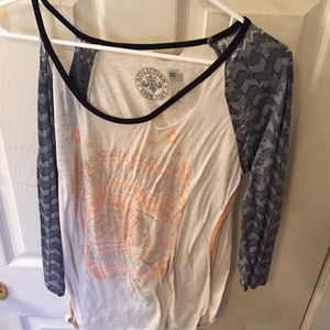 Affliction distressed top