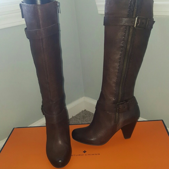 Brown Leather Boot