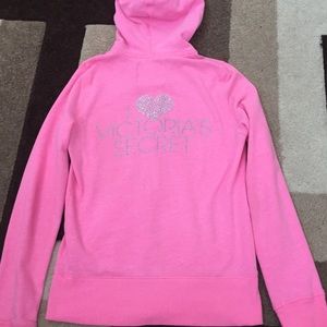 Super adorable Victoria's Secret ZIp up!💗