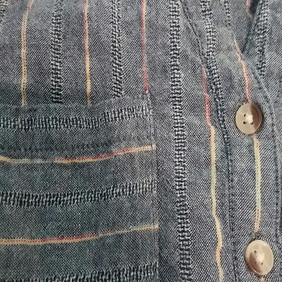 Blue striped Forever 21 top - Picture 4 of 4