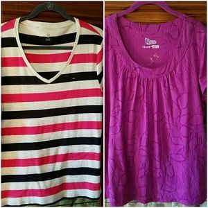 Two Woman's Size XXL Shirts