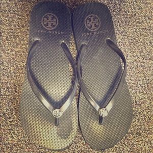 Tory burch black flip-flop US6.5