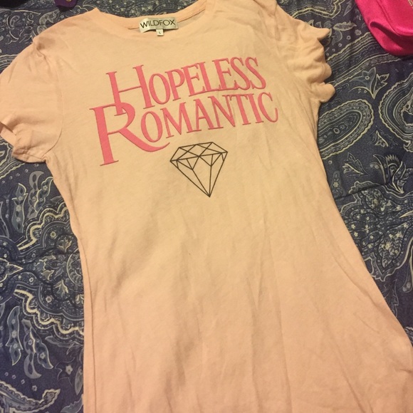 Wildfox hopeless romantic tee