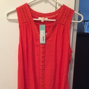 Skies are Blue Baines Lattice detail top