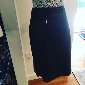 BCBG leather skirt