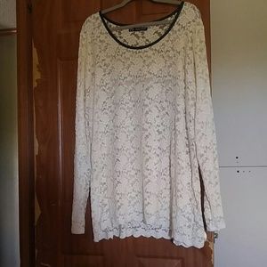 Maurices lace long sleeve shirt