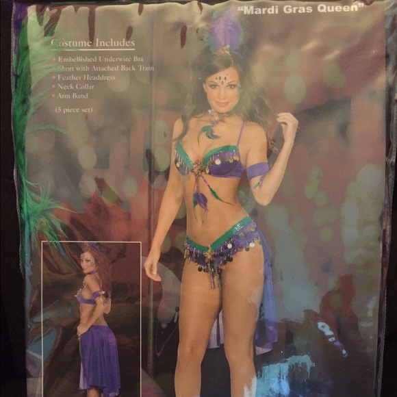 DreamGirl Madrid Gras Queen Halloween Costume