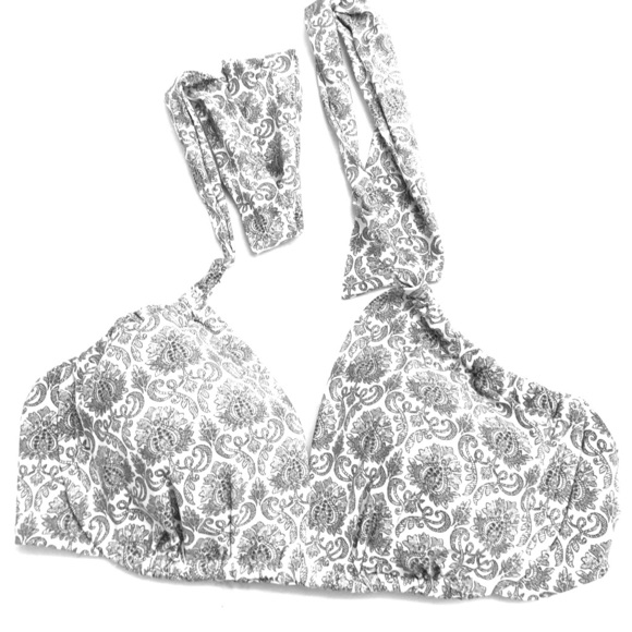 New Land's End Halter Bikini top. Size 2