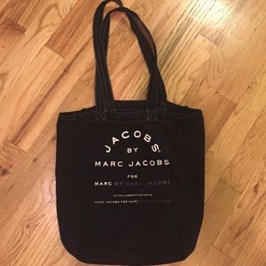 Marc Jacobs Black Canvas Tote
