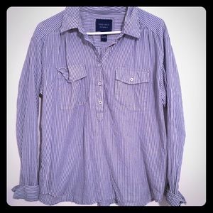 Forever 21 popover striped top.