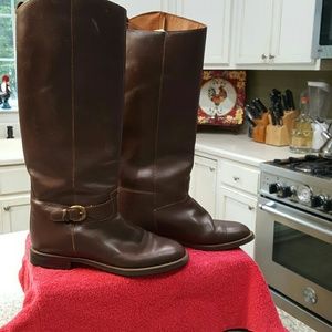 Nine West riding boots sz 6.5 made in brazil