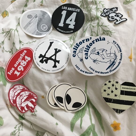 13 Brandy Melville Stickers