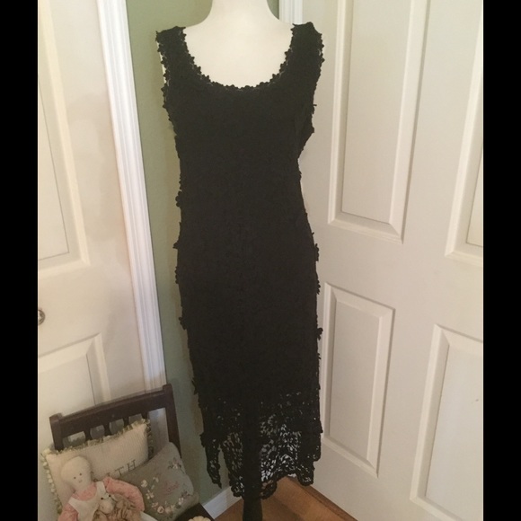 Boston Proper Crochet Tank Dress