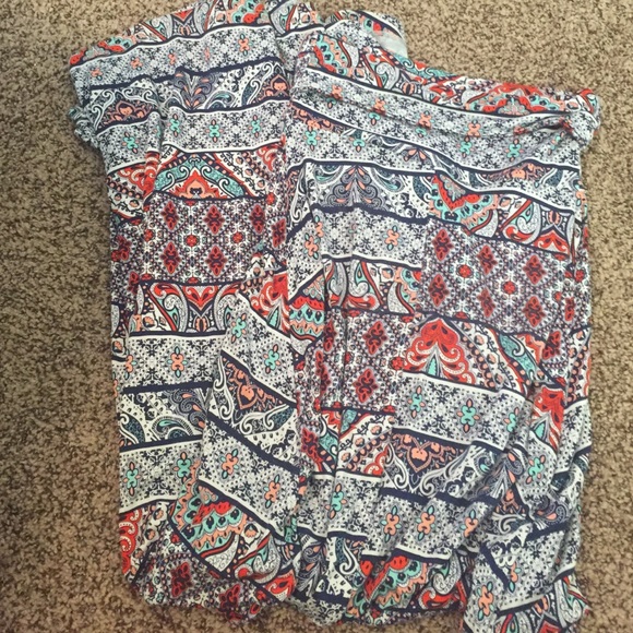 Colorful maxi skirt. X-small