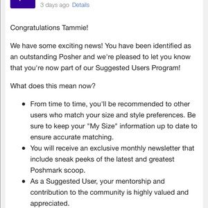 I'm a suggested user!! YAY!!