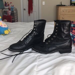 Laredo lace up ankle boots