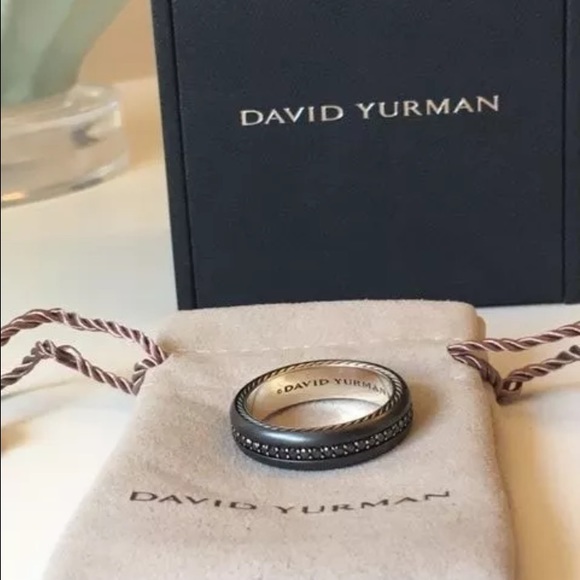David Yurman - Black Diamond Pave Streamline 6mm