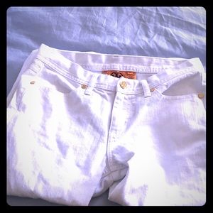 Tory Burch White Classic Jeans