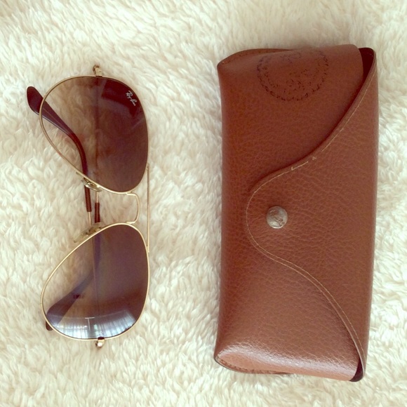 Ray-Ban Aviators Brown lens NO TRADES
