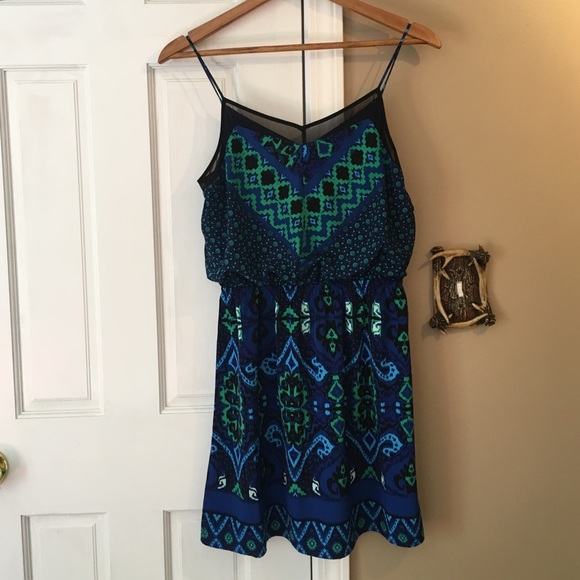 Express printed dress