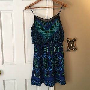 Express printed dress