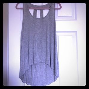 Heather Gray Cutout Tanktop