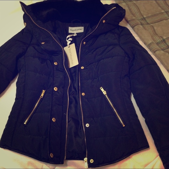 NWT quilted sporty field coat gold hardware