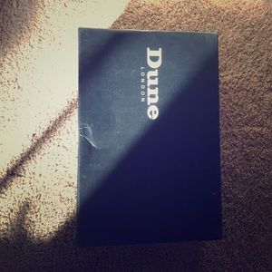 Dune London Navy Rock Stud Pumps