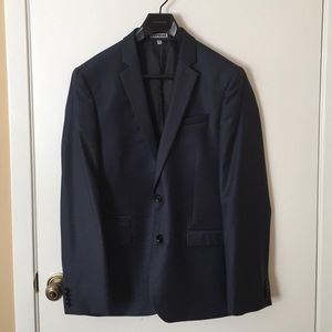 Express navy wool blended Photographer  suit.